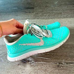 Bedazzled Nike Free Runs